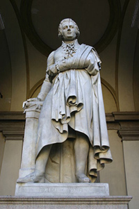 Monumento a Pietro Verri, Palazzo di Brera a Milano